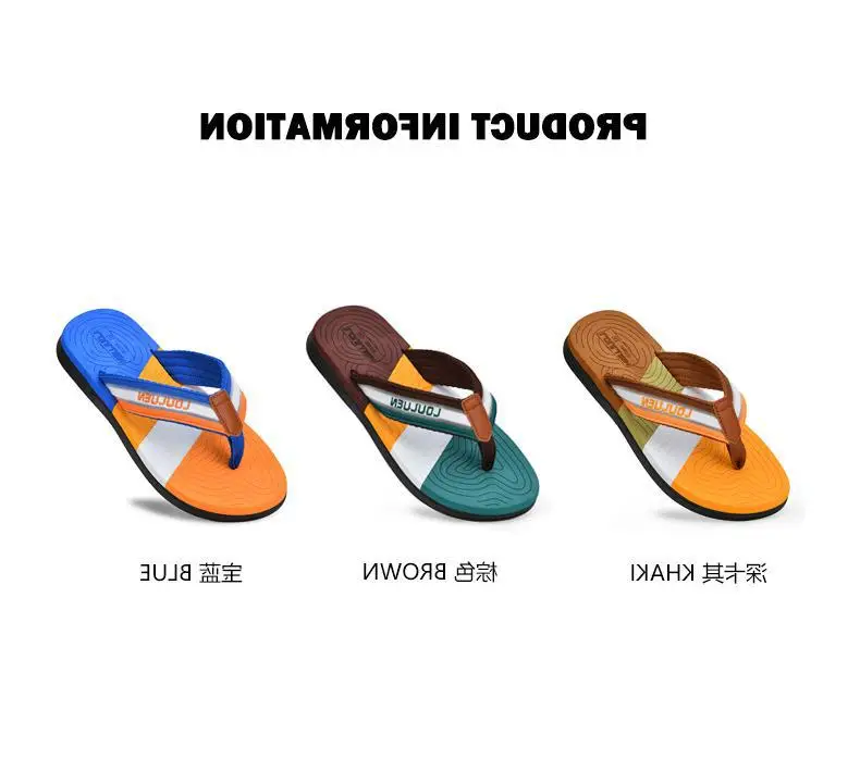 Fujian Factory New Beach Flip-Flops Men's Summer Non-Slip Clip Casual Sandals Men's Fashionable Sandals Korean Style — feature 2