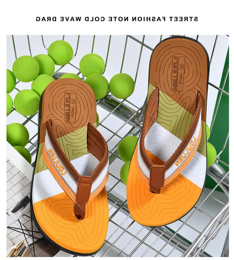 Fujian Factory New Beach Flip-Flops Men's Summer Non-Slip Clip Casual Sandals Men's Fashionable Sandals Korean Style — feature 9