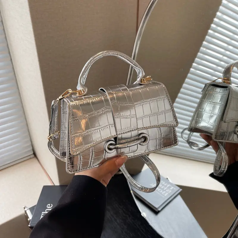 White Crossbody Bag for Women 2024 Summer - Image 4