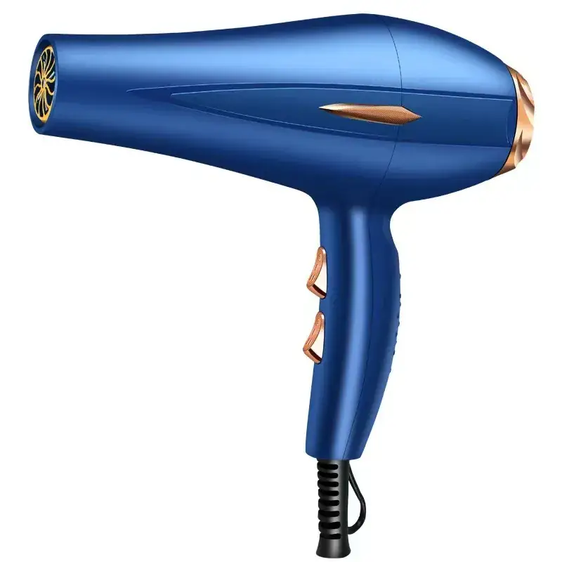 Blue Professional Hair Dryer with Strong Wind & Light Output