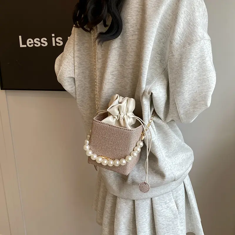 Women Korean Pearl Shoulder Crossbody Bag 2025 - Image 8