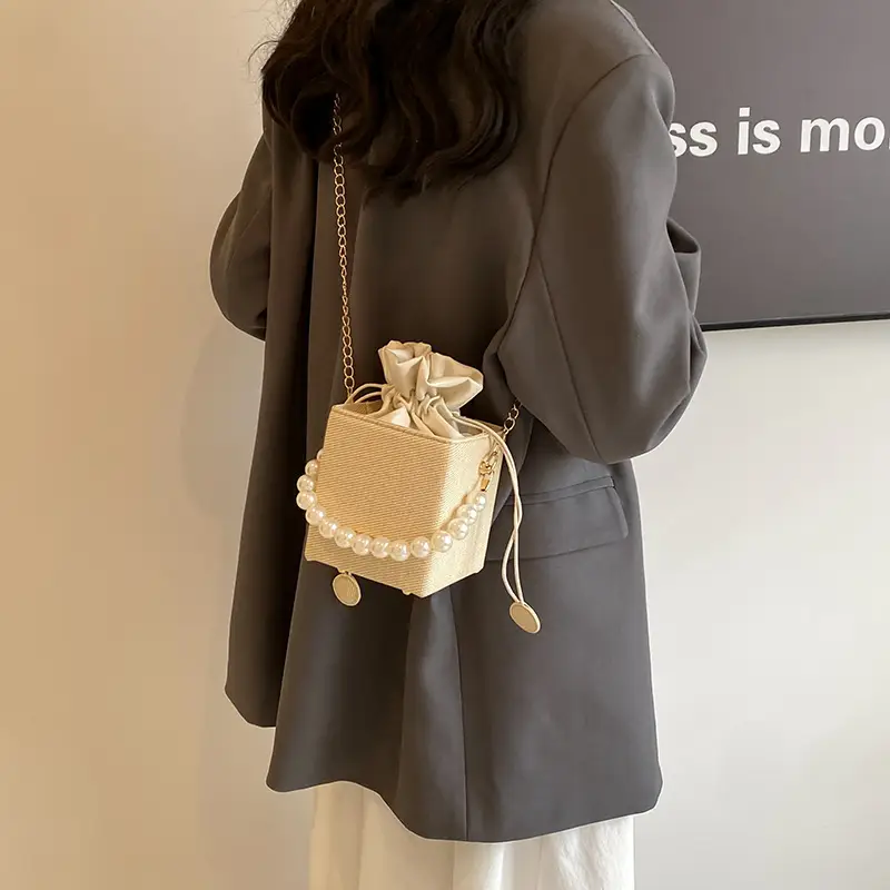 Women Korean Pearl Shoulder Crossbody Bag 2025 - Image 9