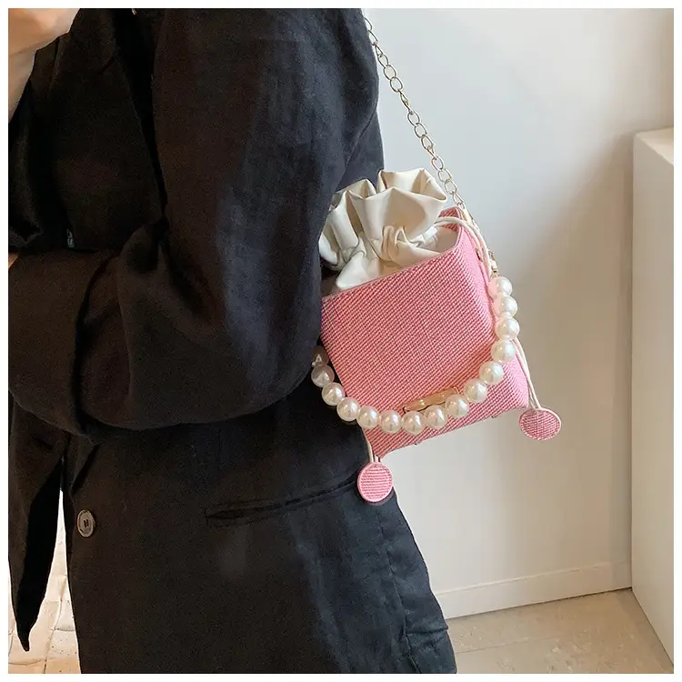 Women Korean Pearl Shoulder Crossbody Bag 2025 — feature 22