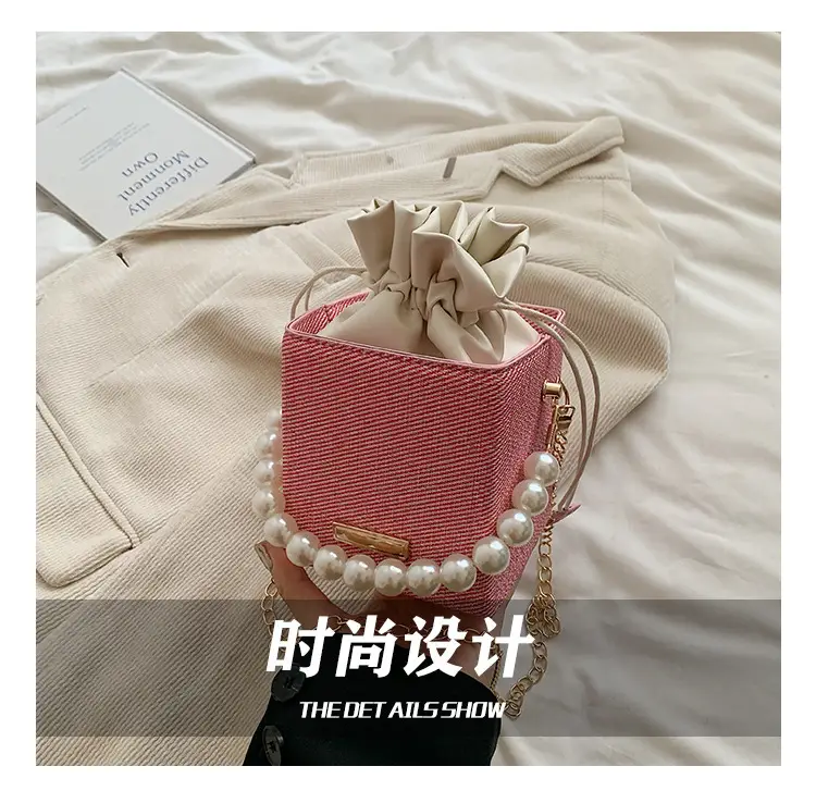 Women Korean Pearl Shoulder Crossbody Bag 2025 — feature 4