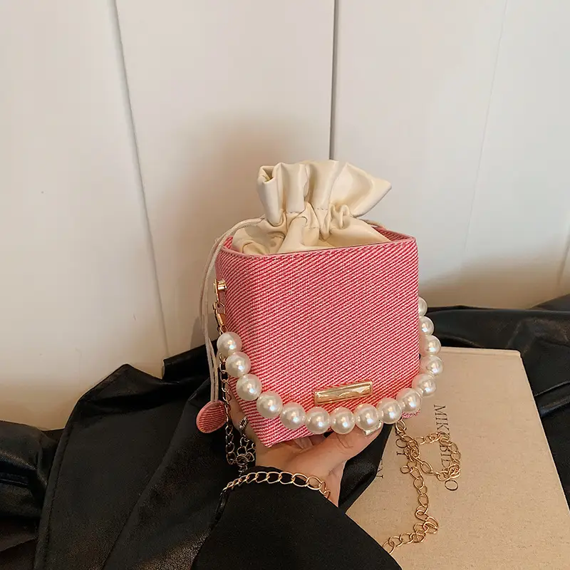 Women Korean Pearl Shoulder Crossbody Bag 2025 - Image 2