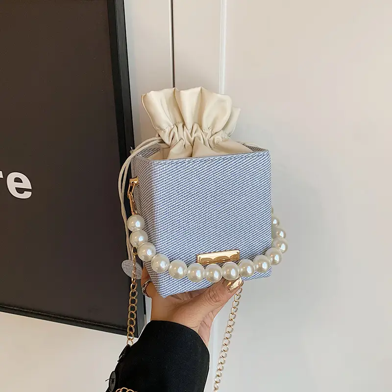 Women Korean Pearl Shoulder Crossbody Bag 2025 - Image 3