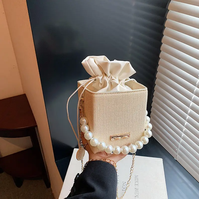 Women Korean Pearl Shoulder Crossbody Bag 2025 - Image 5