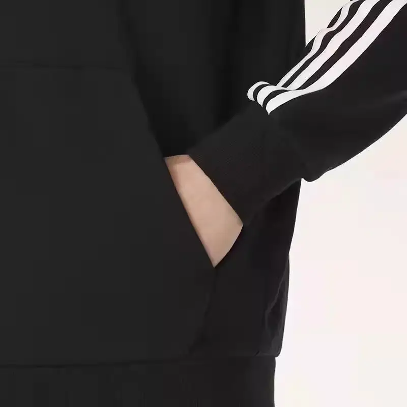 Spring and Autumn Sweat Sweat Pants Sports suit Men's Youth Fashion Vertical Collar Long-sleeved Two-piece Fashionable Brand Thin Skinlet Pants — feature 5