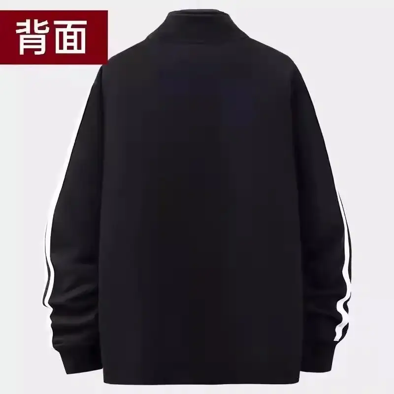 Spring and Autumn Sweat Sweat Pants Sports suit Men's Youth Fashion Vertical Collar Long-sleeved Two-piece Fashionable Brand Thin Skinlet Pants — feature 7