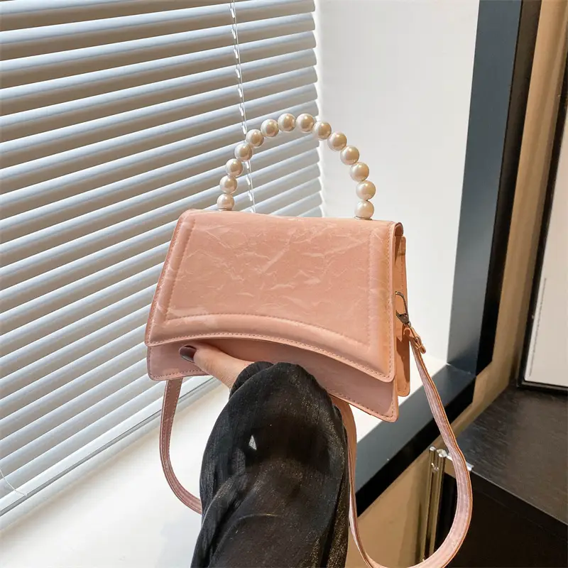 Pink Pearl Pearl Handbag Women 2024 - Image 3