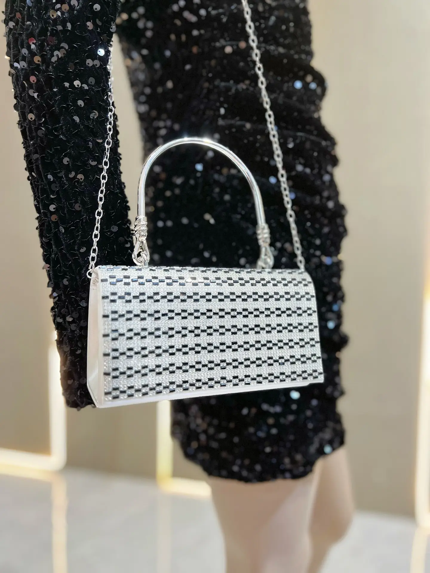 Full Diamond Handbag Bar KTV Party Wedding Banquet Bag — feature 20
