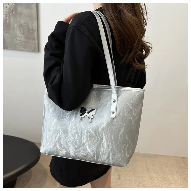 Black Korean Style Bow Shoulder Bag 2024 New Arrival — feature 10