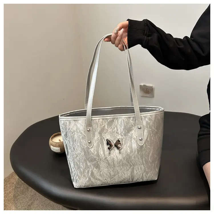 Black Korean Style Bow Shoulder Bag 2024 New Arrival — feature 9