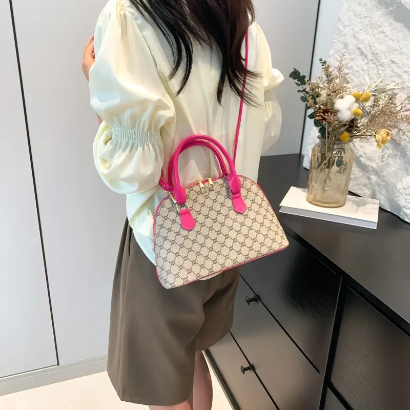 Women's Green Leather Shoulder Bag 2024 Style - Image 7