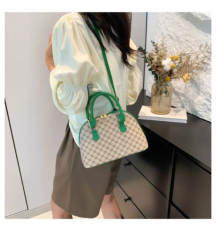 Women's Green Leather Shoulder Bag 2024 Style — feature 24