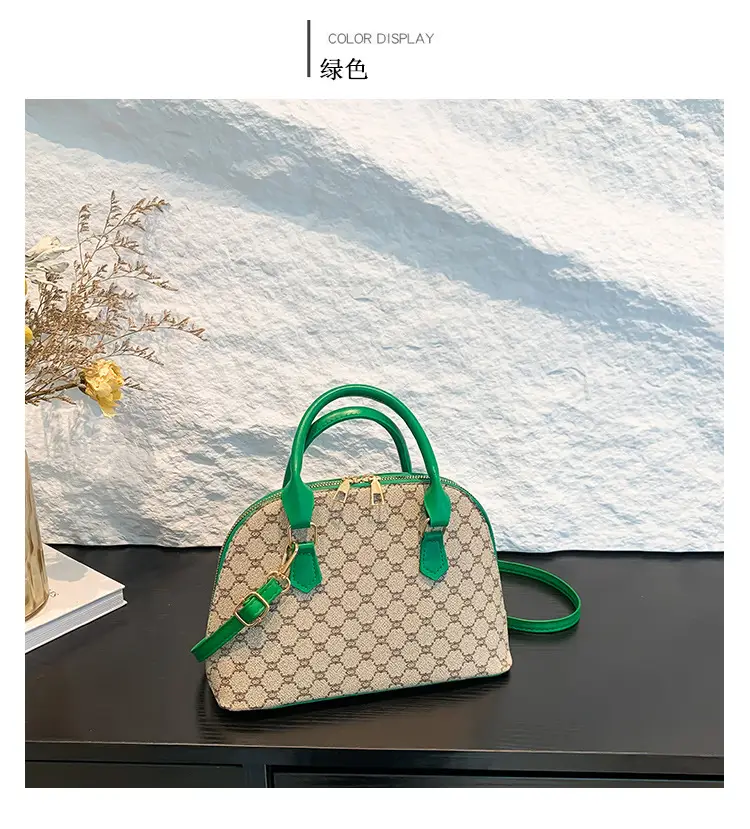 Women's Green Leather Shoulder Bag 2024 Style — feature 28