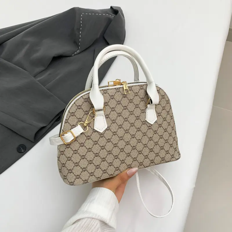 Women's Green Leather Shoulder Bag 2024 Style - Image 2