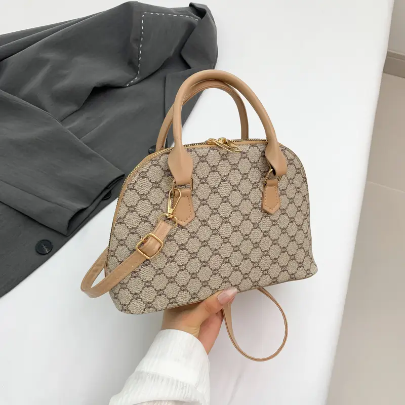 Women's Green Leather Shoulder Bag 2024 Style - Image 4
