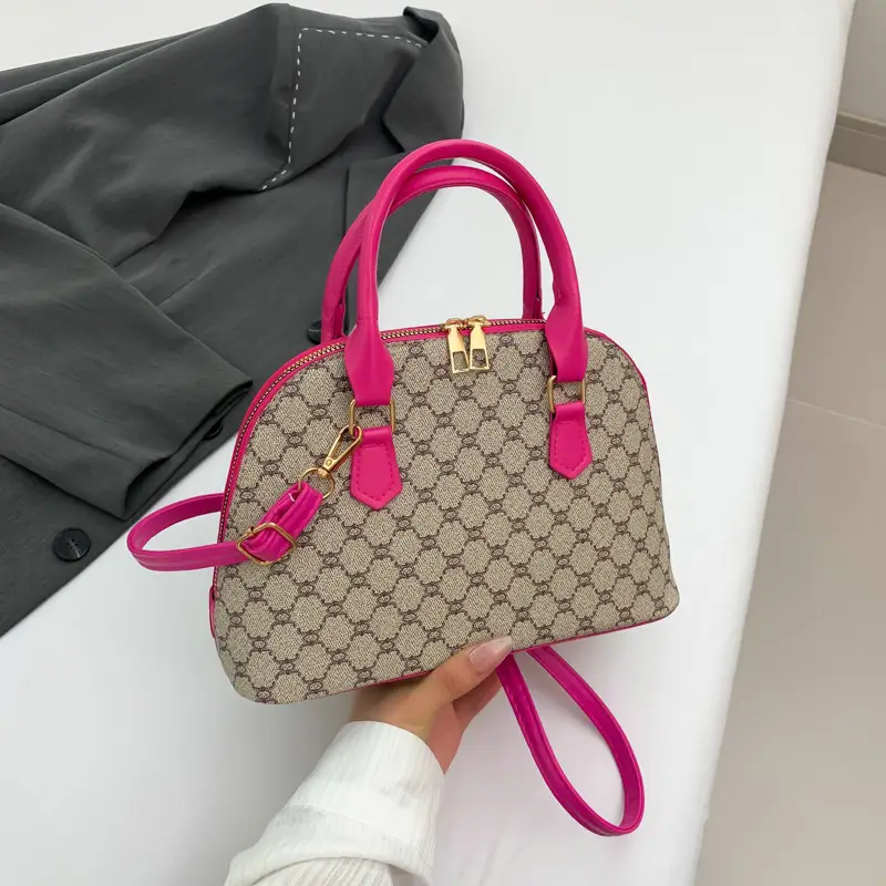 Women's Green Leather Shoulder Bag 2024 Style - Image 5