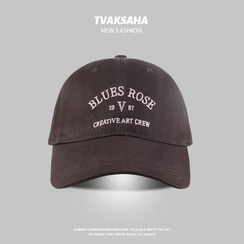Japanese Style Embroidered Baseball Cap for Men Beige — feature 7