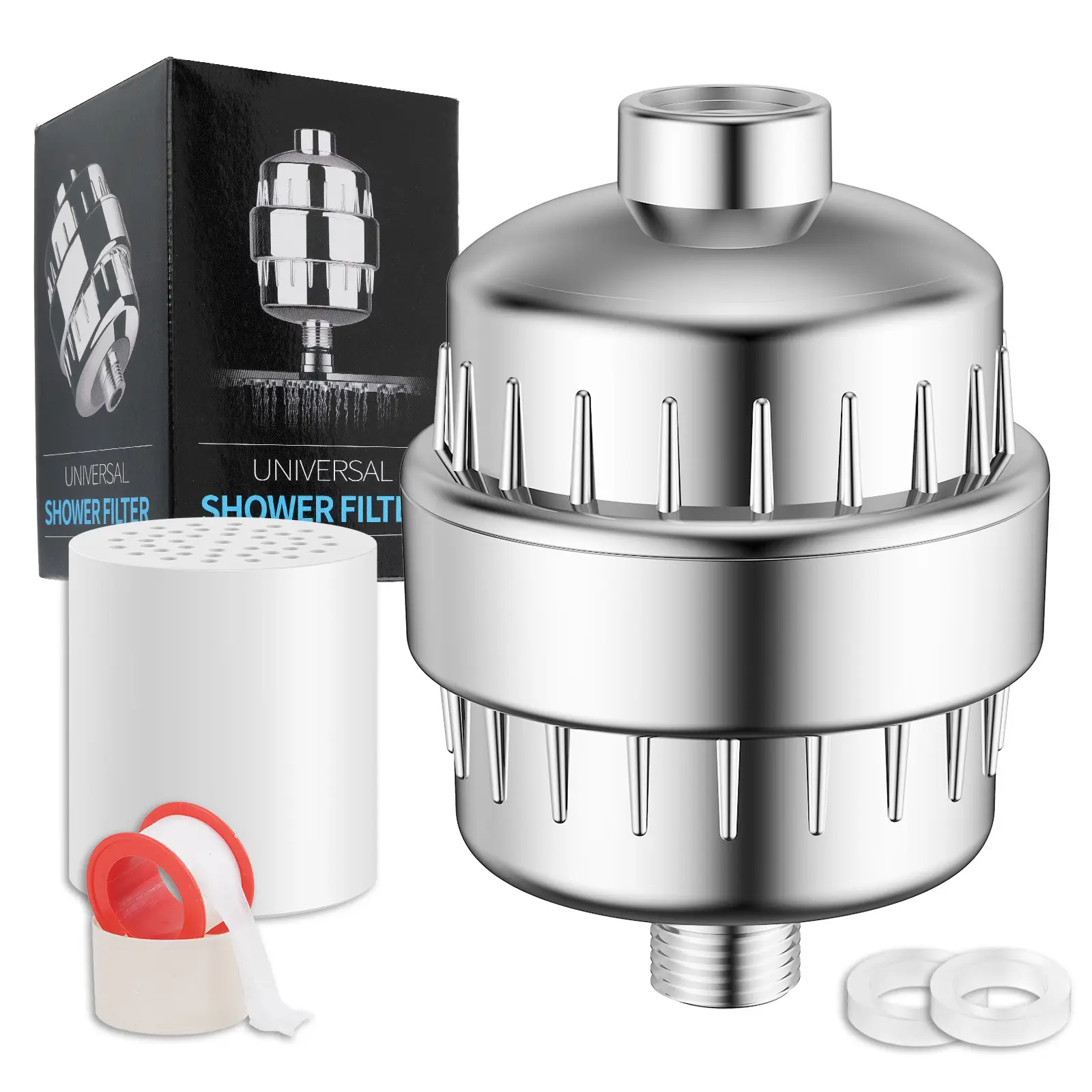 20-Layer Stainless Steel Shower Filter for Home Use - Image 9