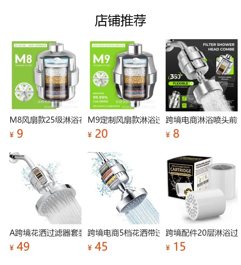 20-Layer Stainless Steel Shower Filter for Home Use — feature 1