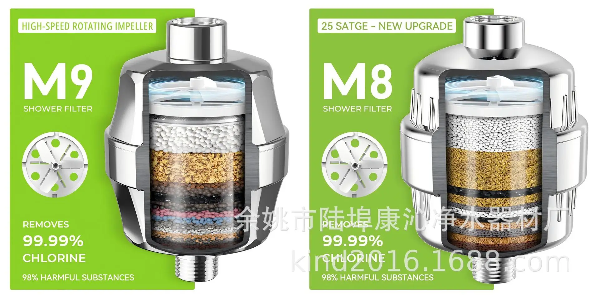 20-Layer Stainless Steel Shower Filter for Home Use — feature 2