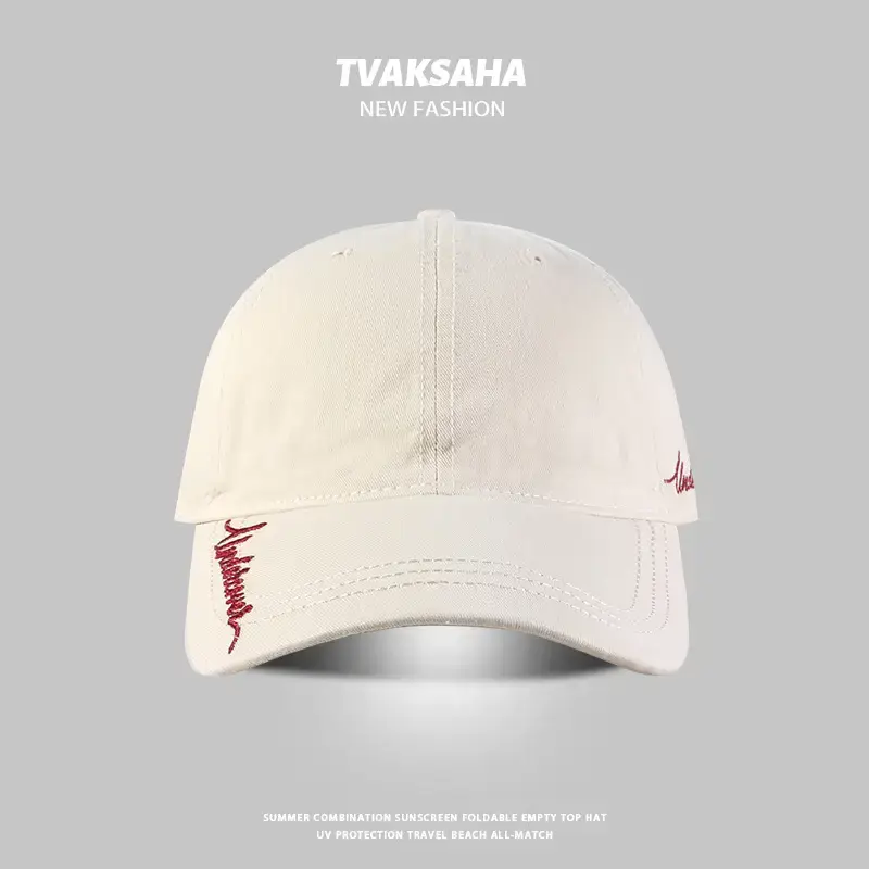 Women Black Baseball Cap with Sunscreen & Distinctive Design - Image 2