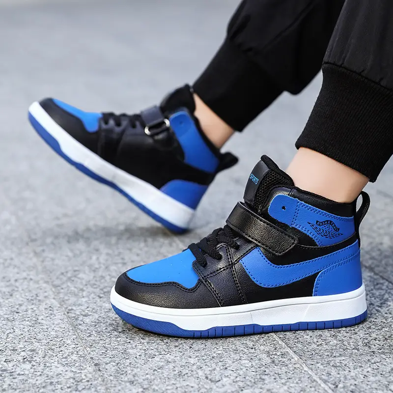 Children's Waterproof Leather Sneakers All-Match 2024 - Image 7
