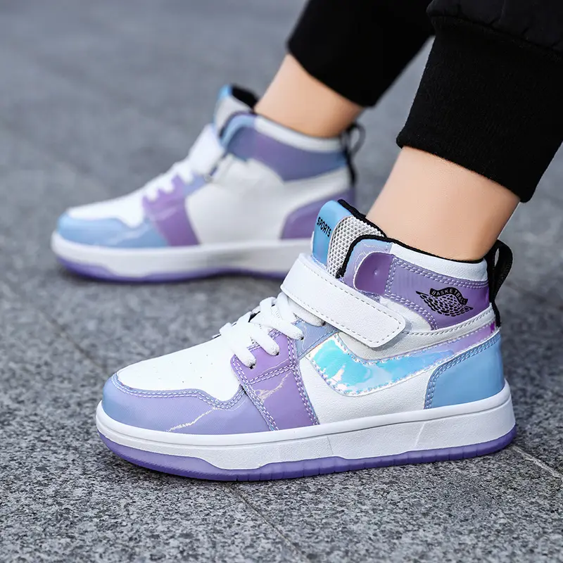 Children's Waterproof Leather Sneakers All-Match 2024 - Image 8