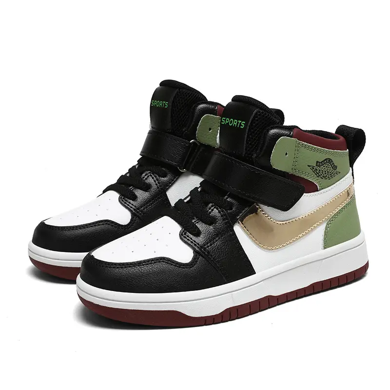 Children's Waterproof Leather Sneakers All-Match 2024 - Image 9
