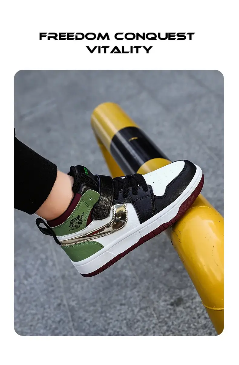 Children's Waterproof Leather Sneakers All-Match 2024 — feature 11