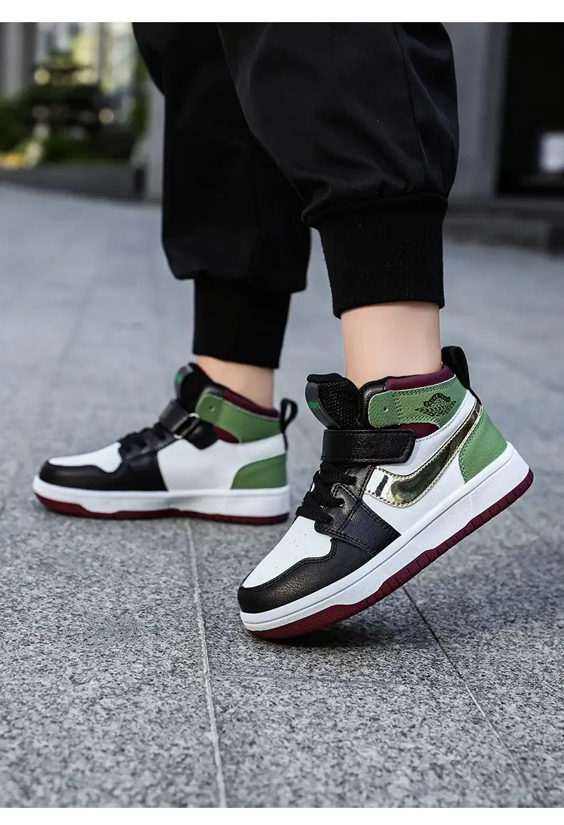 Children's Waterproof Leather Sneakers All-Match 2024 — feature 12