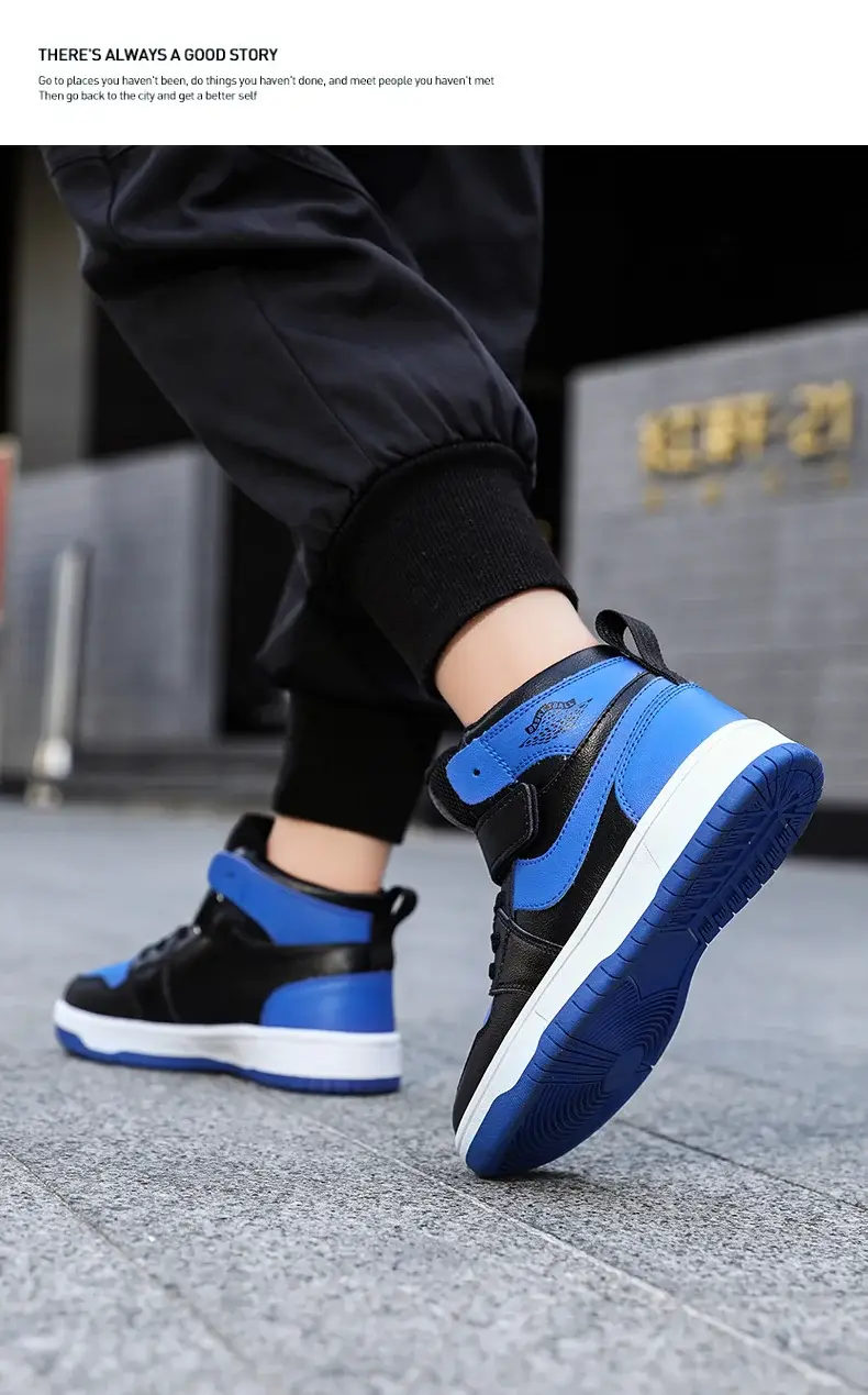 Children's Waterproof Leather Sneakers All-Match 2024 — feature 18