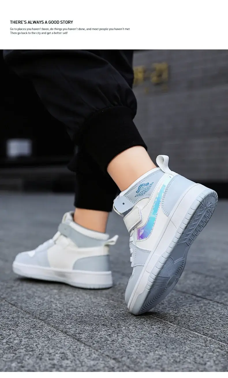 Children's Waterproof Leather Sneakers All-Match 2024 — feature 23