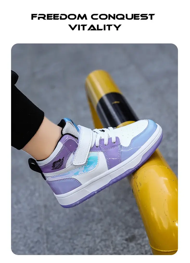 Children's Waterproof Leather Sneakers All-Match 2024 — feature 26