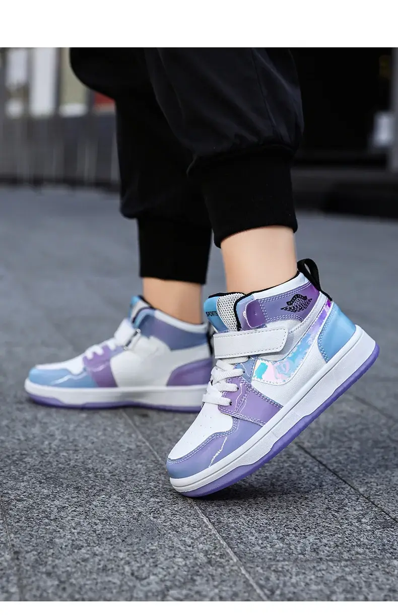 Children's Waterproof Leather Sneakers All-Match 2024 — feature 27