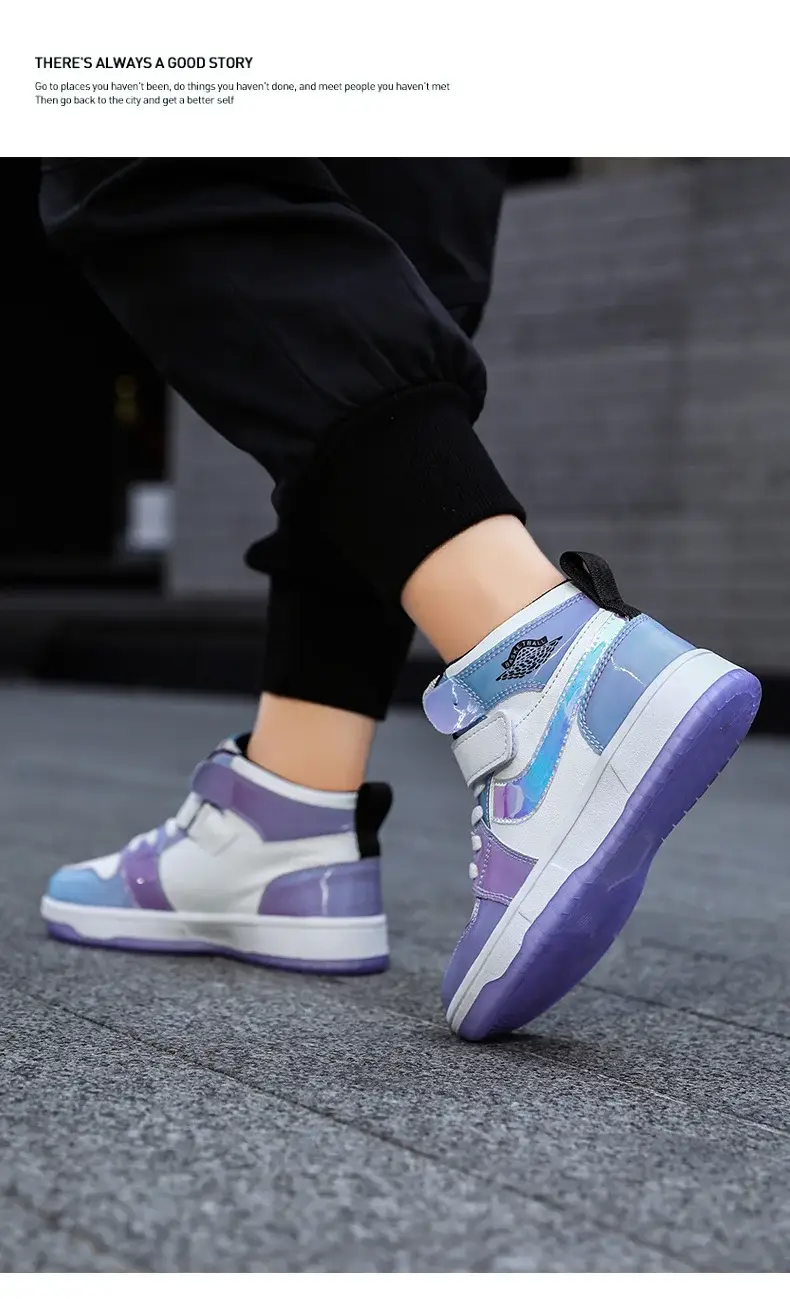 Children's Waterproof Leather Sneakers All-Match 2024 — feature 28