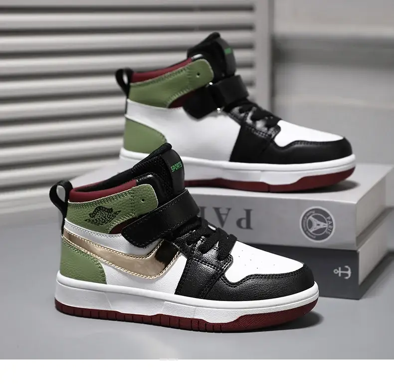 Children's Waterproof Leather Sneakers All-Match 2024 — feature 30