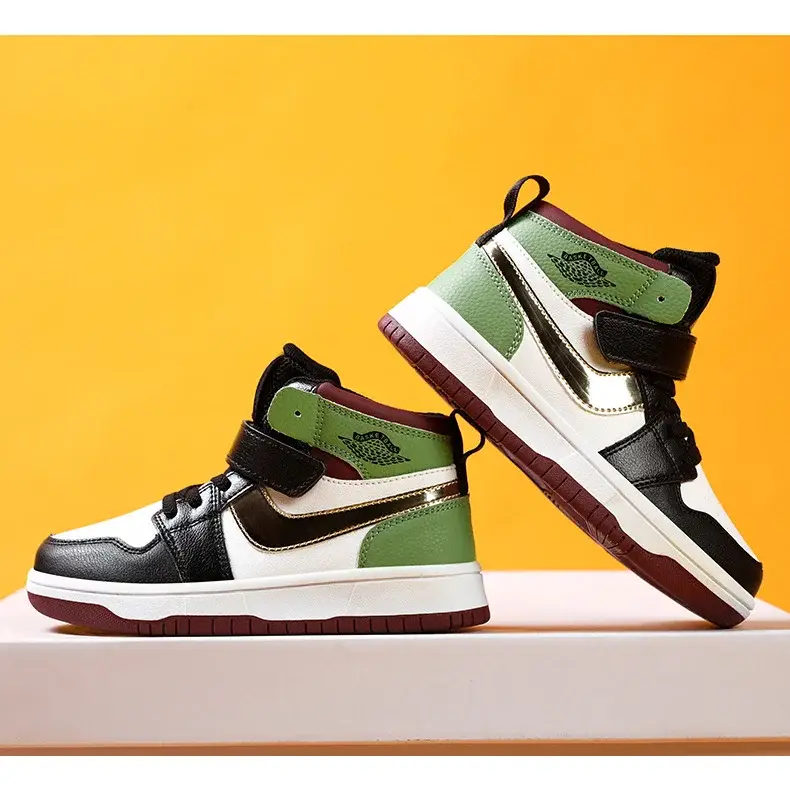 Children's Waterproof Leather Sneakers All-Match 2024 — feature 32