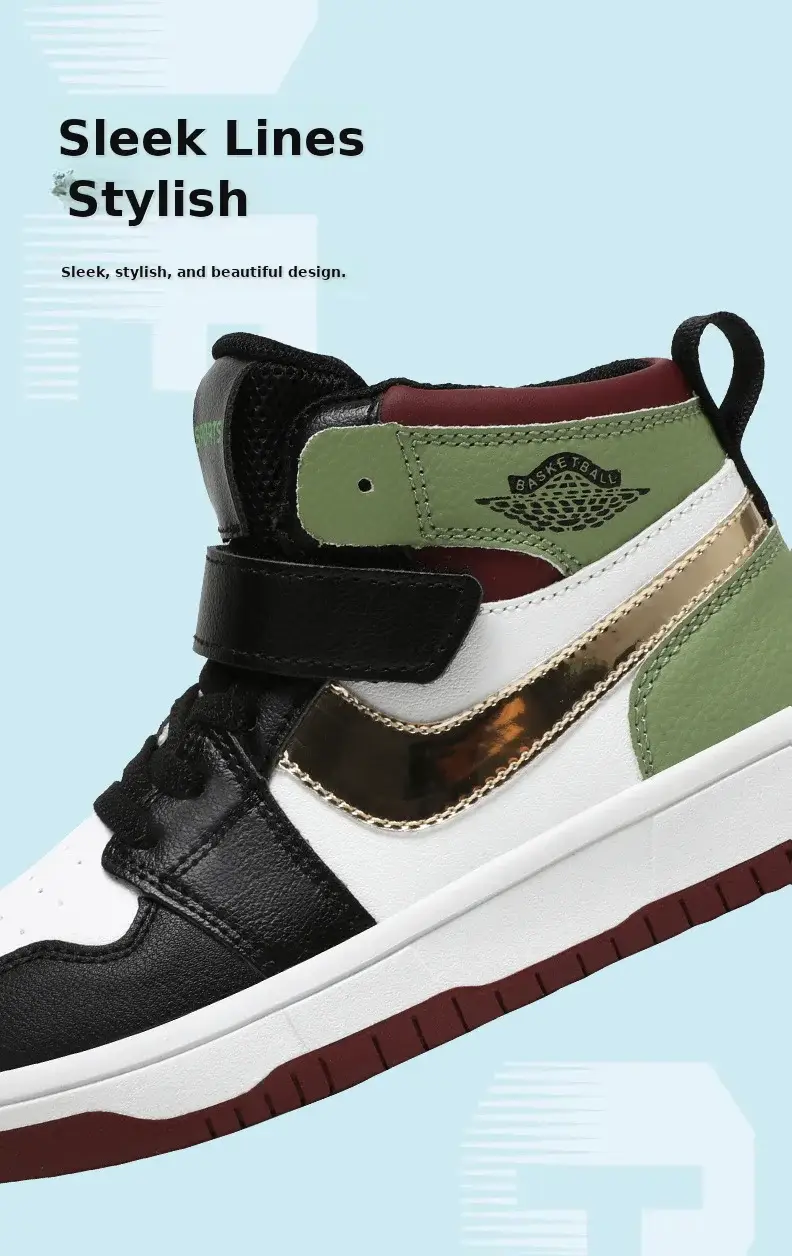 Children's Waterproof Leather Sneakers All-Match 2024 — feature 8