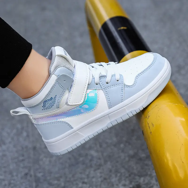 Children's Waterproof Leather Sneakers All-Match 2024 - Image 2