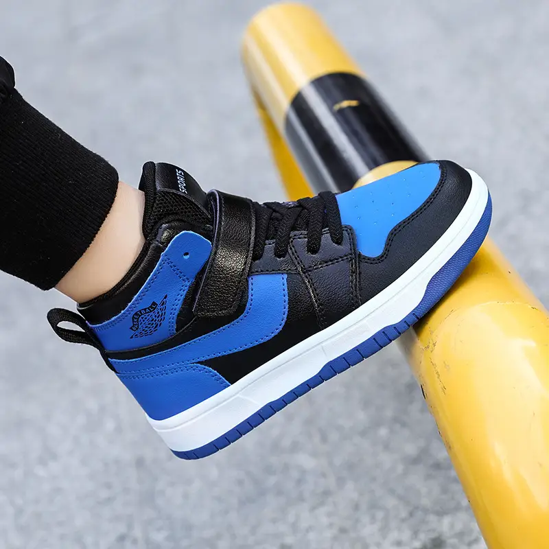 Children's Waterproof Leather Sneakers All-Match 2024 - Image 4