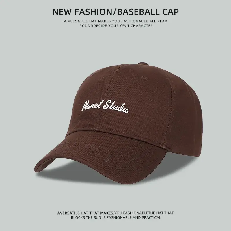 Pink Embroidered Baseball Cap for Women Men - Image 8