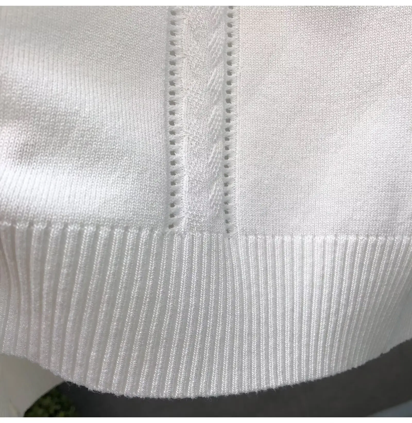Men White Ice Silk Half Sleeve T-Shirt — feature 14