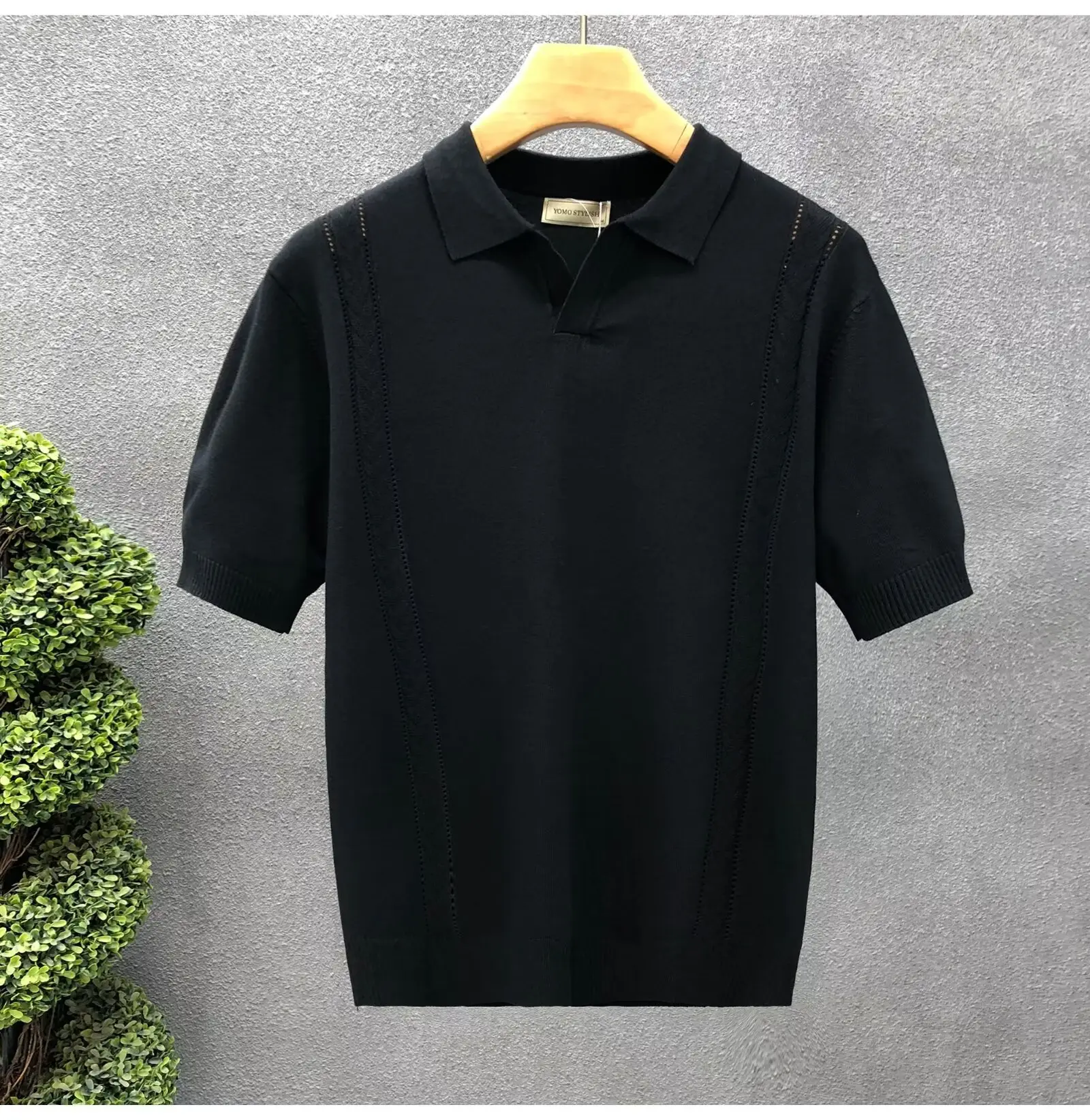 Men White Ice Silk Half Sleeve T-Shirt — feature 9