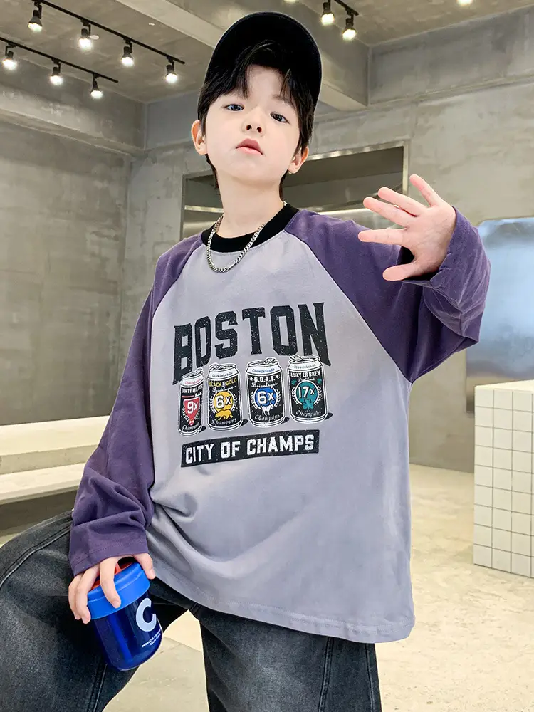 Boston Bruins Long Sleeve T-Shirt for Boys Medium to XL - Image 3