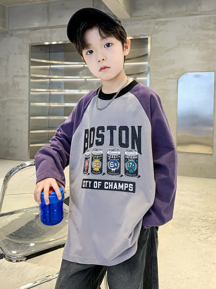 Boston Bruins Long Sleeve T-Shirt for Boys Medium to XL - Image 6