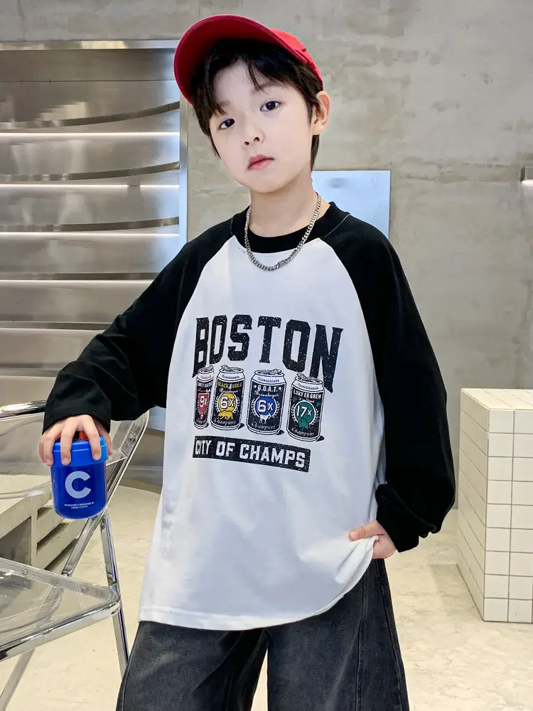Boston Bruins Long Sleeve T-Shirt for Boys Medium to XL - Image 7