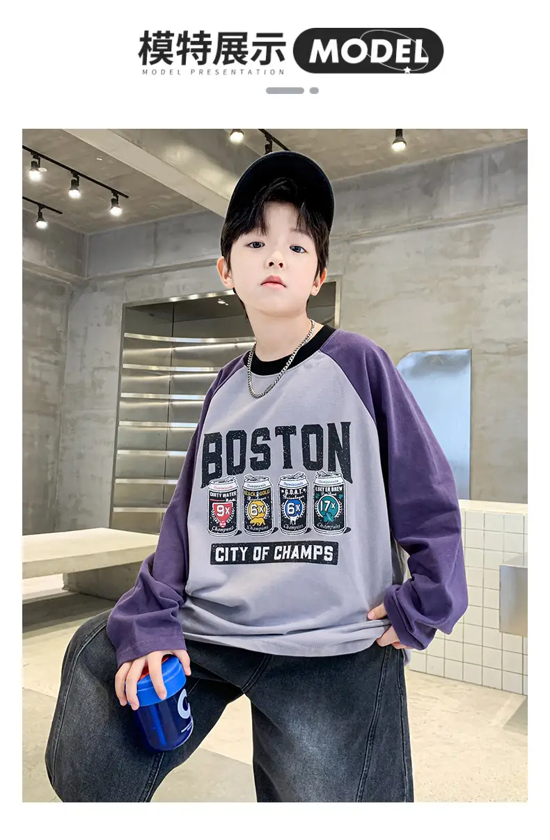 Boston Bruins Long Sleeve T-Shirt for Boys Medium to XL — feature 14